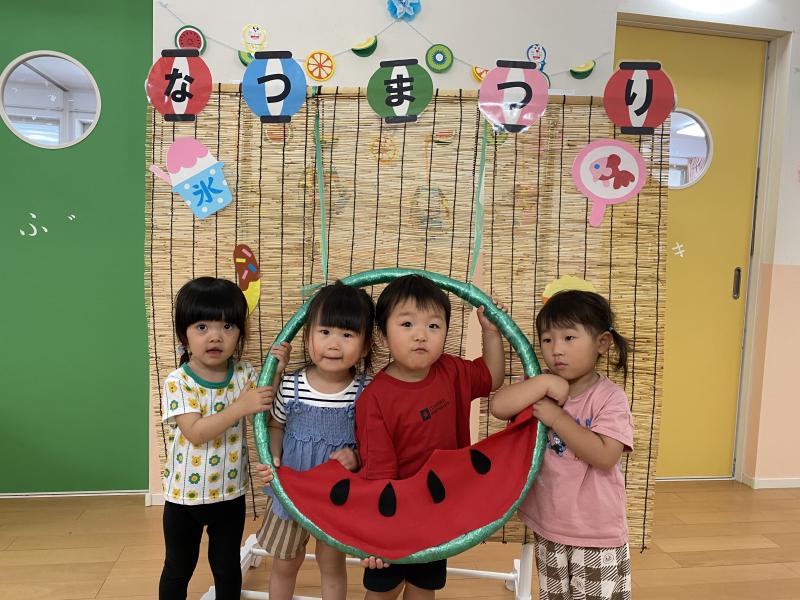 ＜夏祭りを行ないました＞
