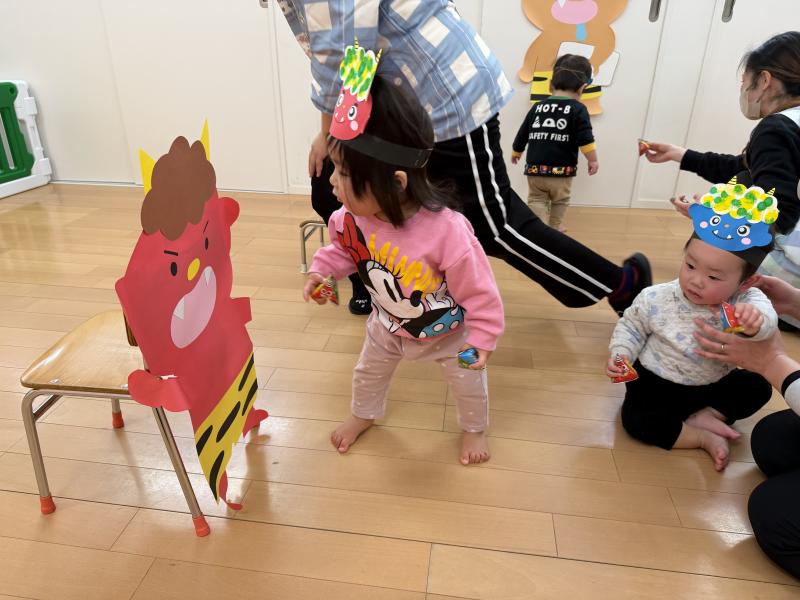 <節分集会を行ないました>