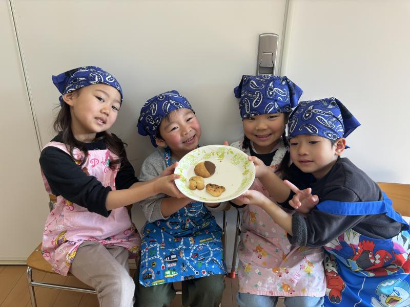 <バレンタインクッキング>